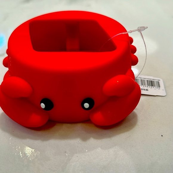 BNWT bath body works BBW red crab soap holder - Picture 1 of 3